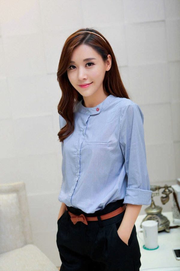 Mẫu đồng phục sơ mi nữ 07