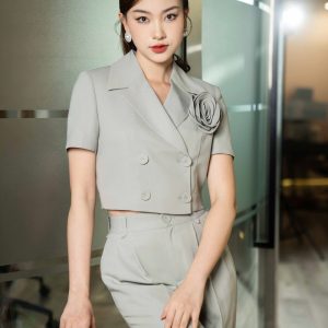 Mẫu đồng phục Vest nữ 03