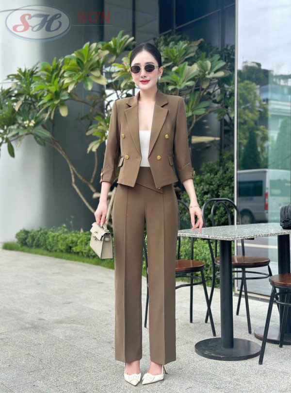 Mẫu đồng phục Vest nữ Hàn Quốc 06