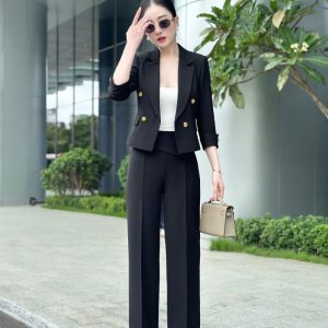 Mẫu đồng phục Vest nữ Hàn Quốc 05